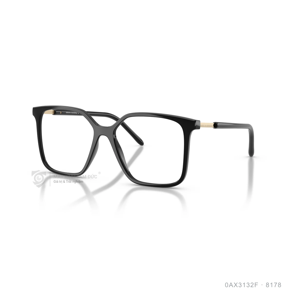 Chi tiết góc nghiêng Gọng kính Armani Exchange 0AX3132F