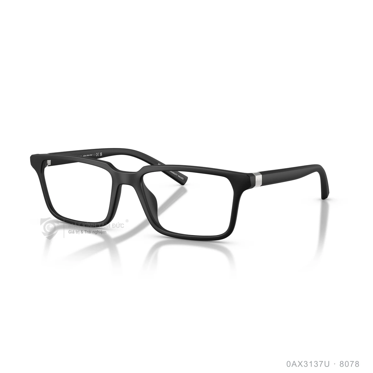 Chi tiết góc nghiêng Gọng kính Armani Exchange 0AX3137U