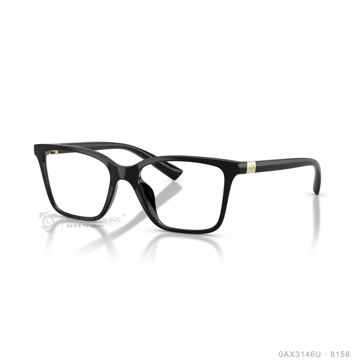 Chi tiết góc nghiêng Gọng kính Armani Exchange 0AX3146U