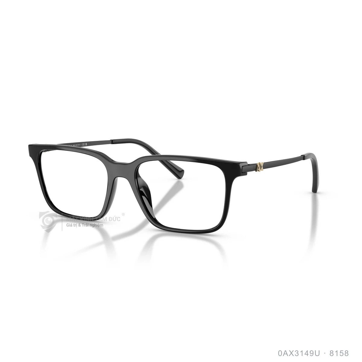 Chi tiết góc nghiêng Gọng kính Armani Exchange 0AX3149U