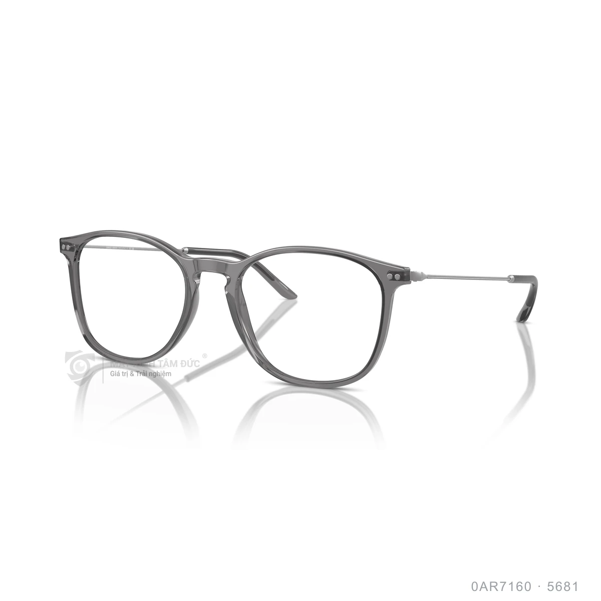 Chi tiết góc nghiêng Gọng kính Giorgio Armani 0AR7160