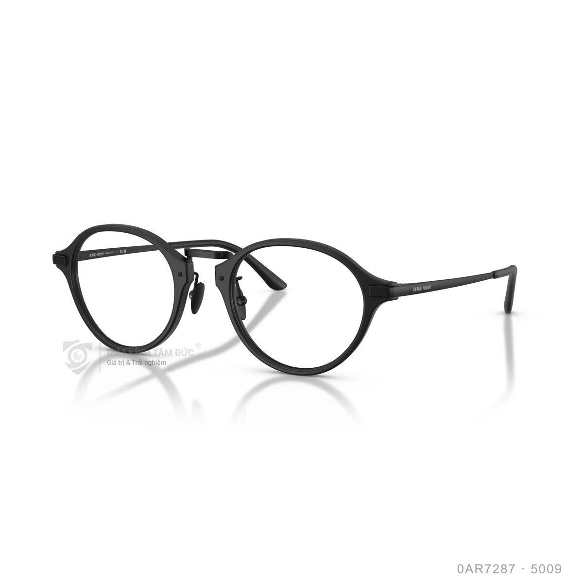 Chi tiết góc nghiêng Gọng kính Giorgio Armani 0AR7287