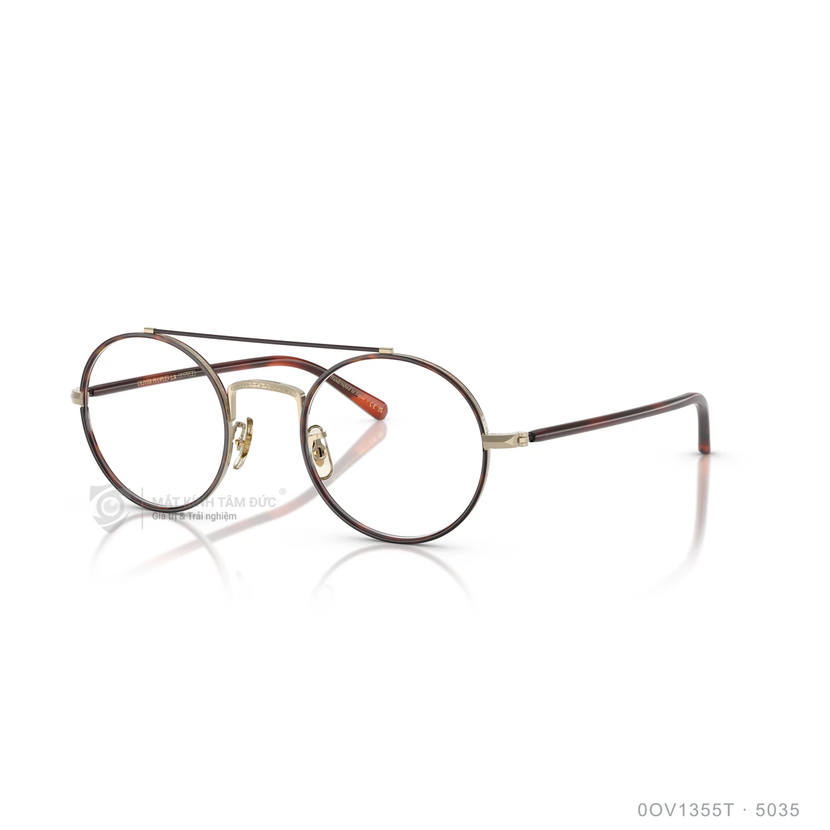 Chi tiết góc nghiêng Gọng kính Oliver Peoples 0OV1355T