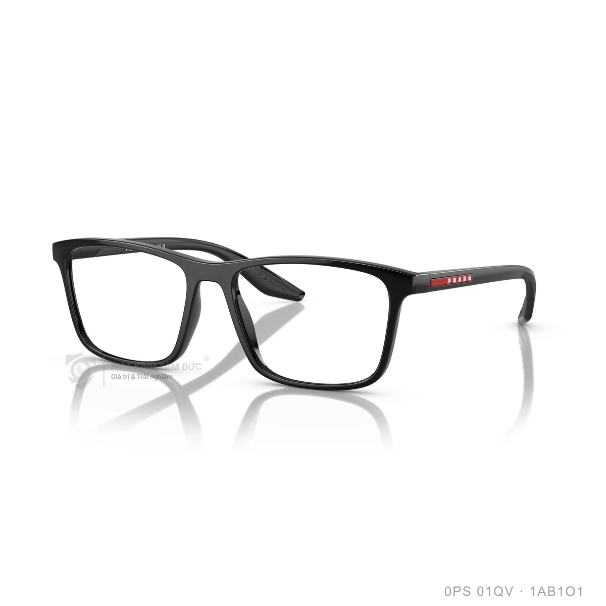 Chi tiết góc nghiêng Gọng kính Prada Linea Rossa 0PS 01QV