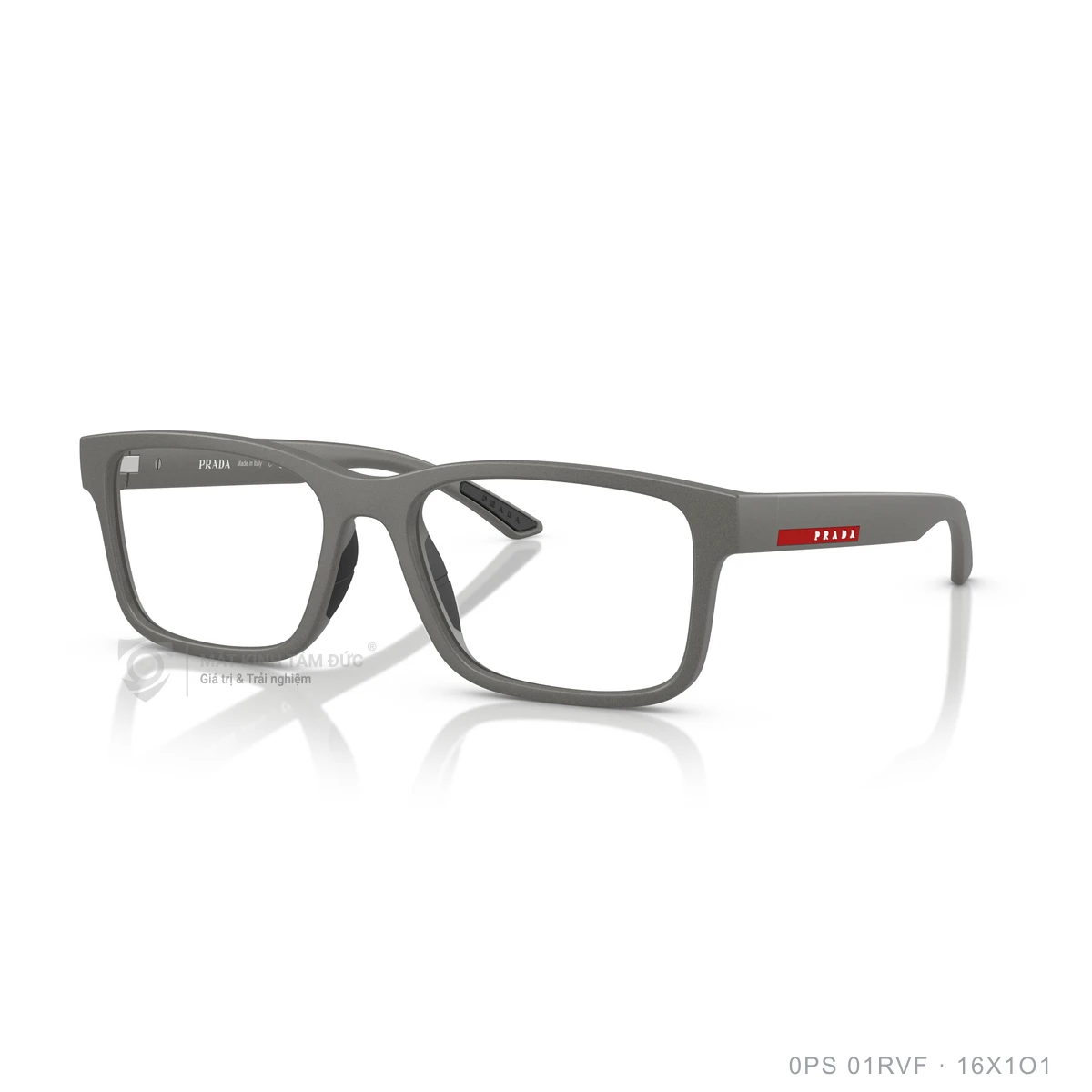 Chi tiết góc nghiêng Gọng kính Prada Linea Rossa 0PS 01RVF