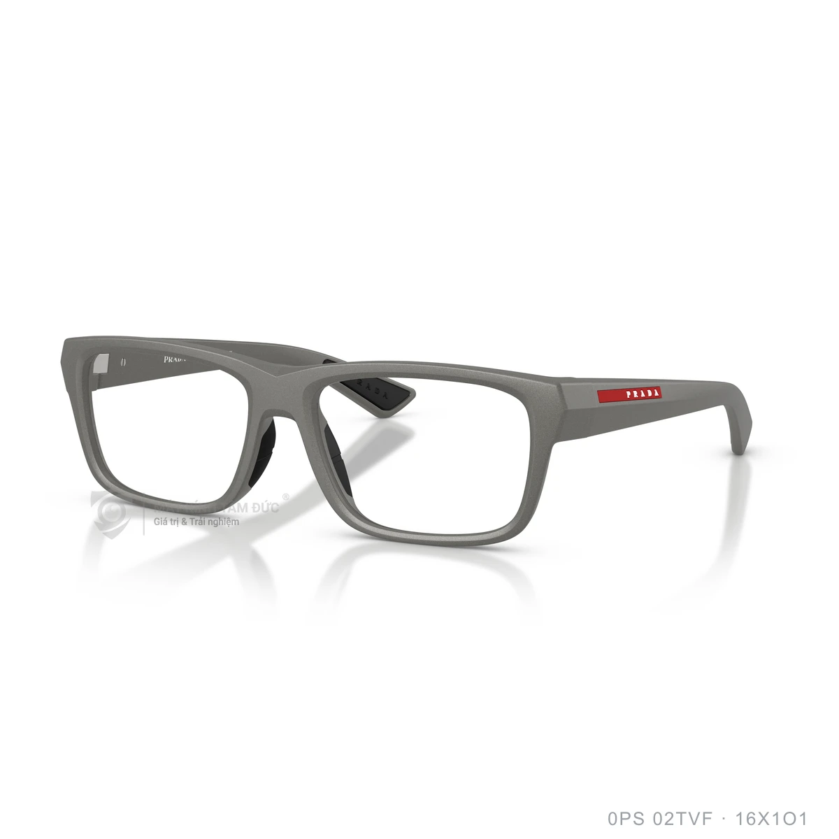 Chi tiết góc nghiêng Gọng kính Prada Linea Rossa 0PS 02TVF