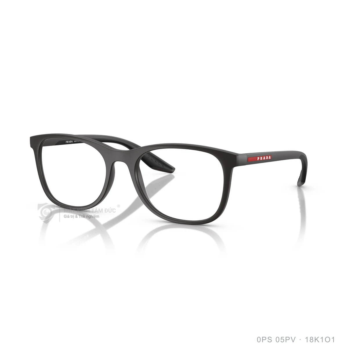 Chi tiết góc nghiêng Gọng kính Prada Linea Rossa 0PS 05PV