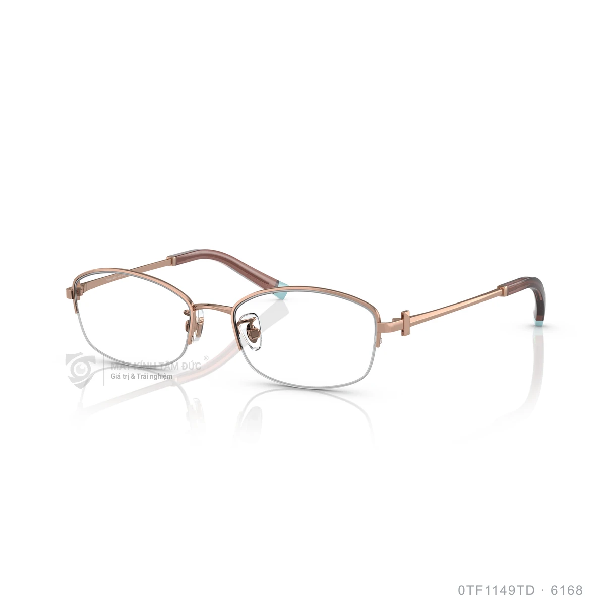 Chi tiết góc nghiêng Gọng kính Tiffany & Co. 0TF1149TD