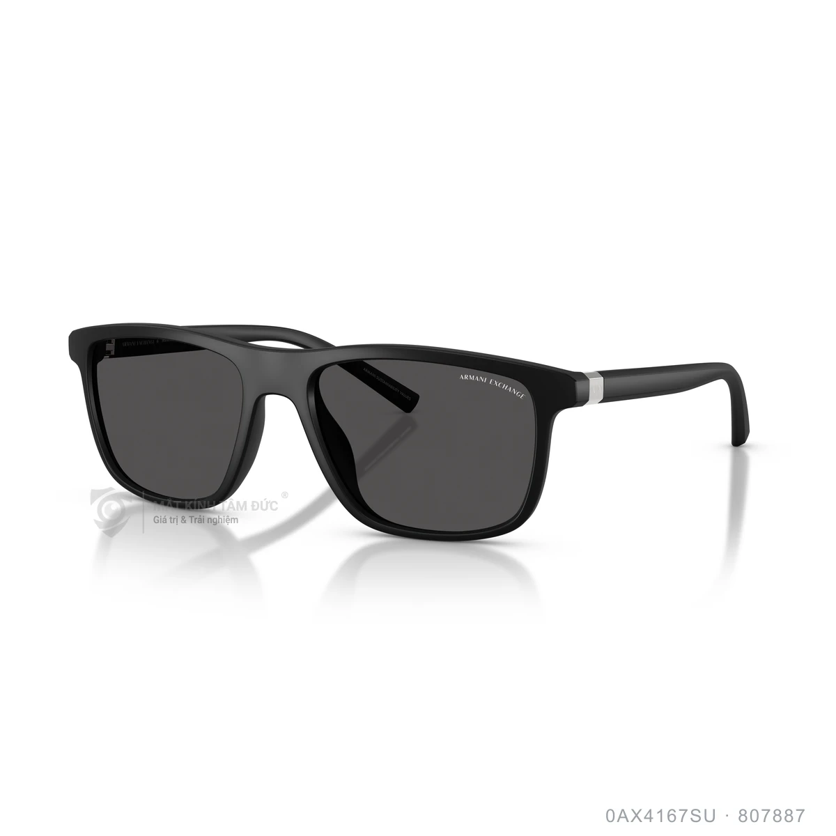 Chi tiết góc nghiêng Kính mát Armani Exchange 0AX4167SU
