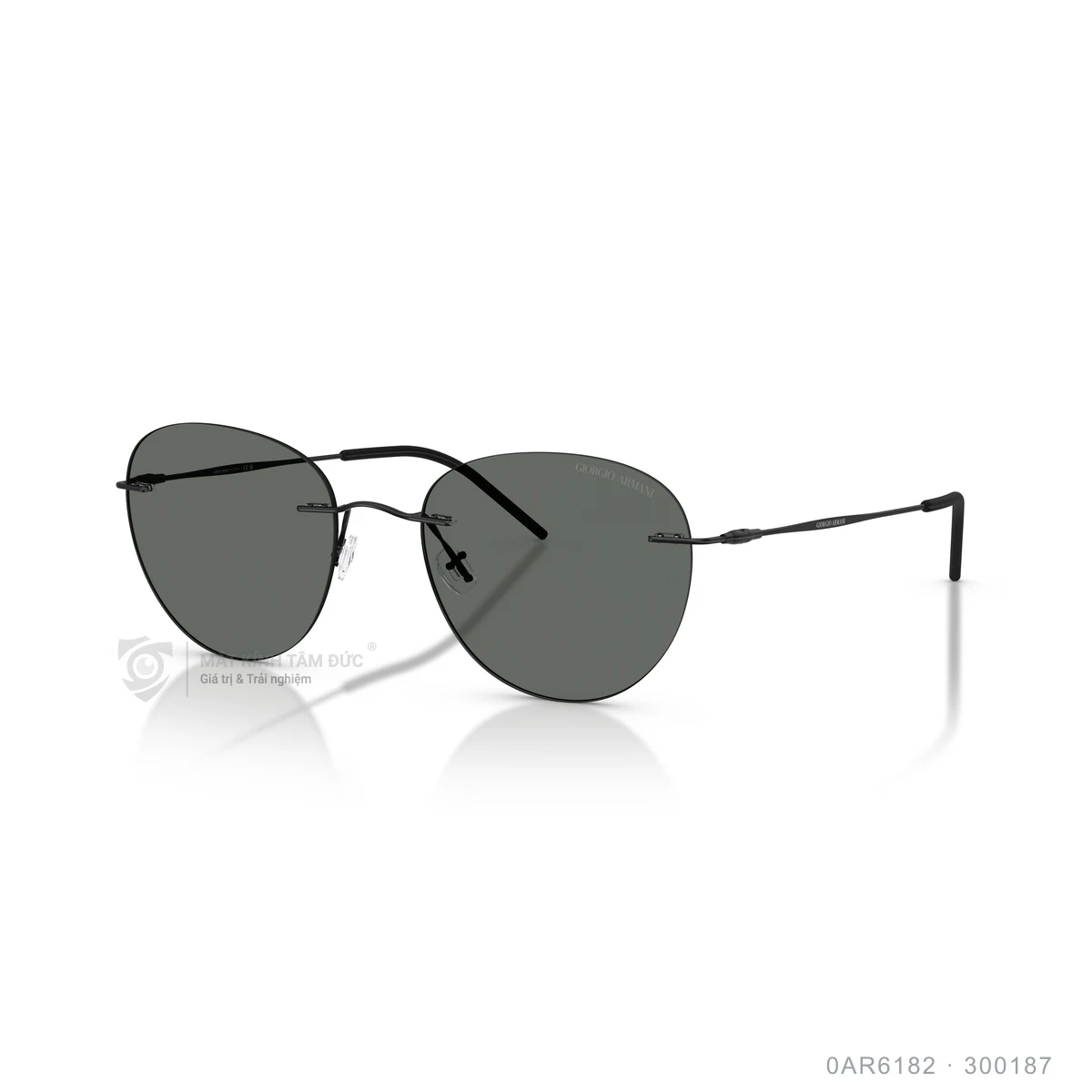 Chi tiết góc nghiêng Kính mát Giorgio Armani 0AR6182