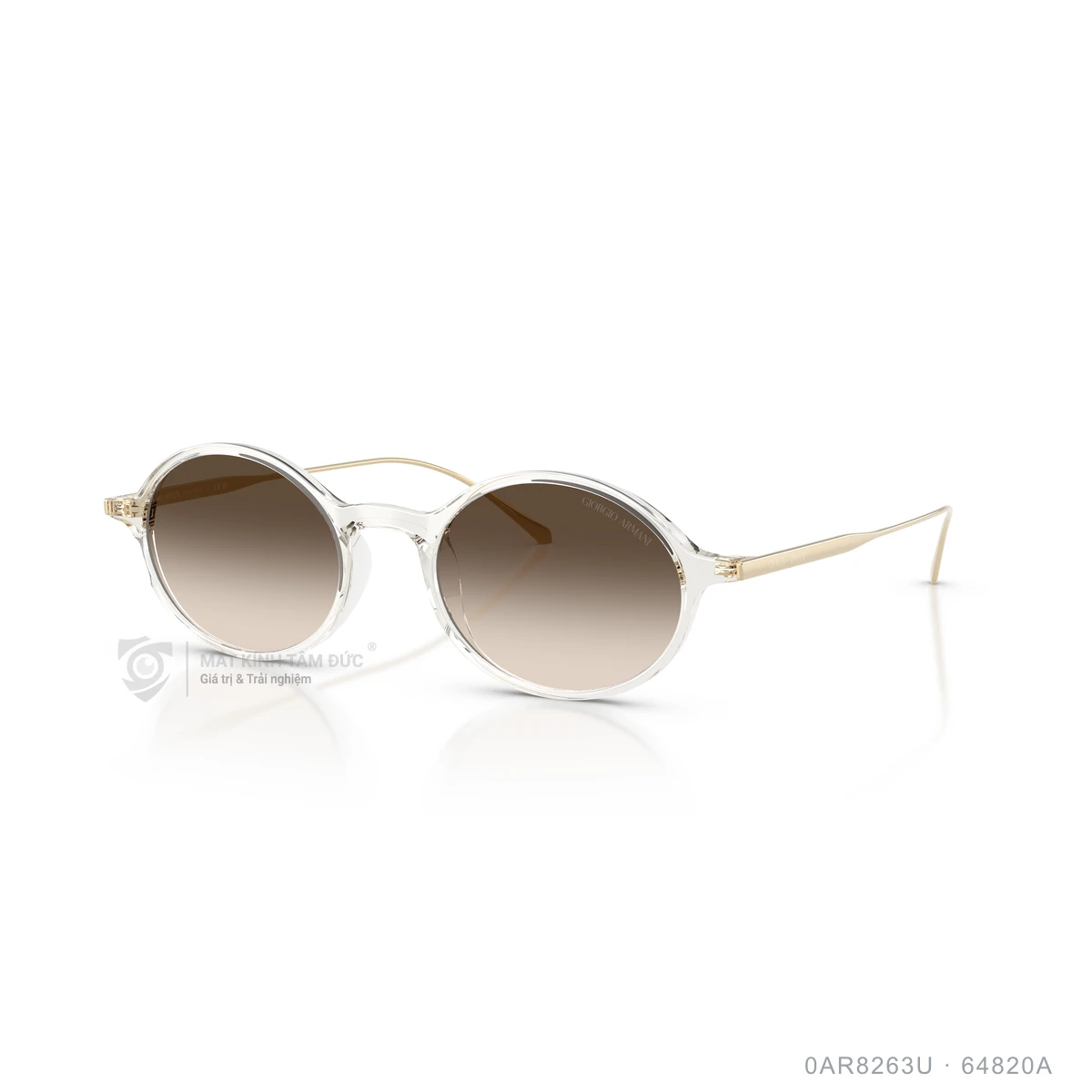 Chi tiết góc nghiêng Kính mát Giorgio Armani 0AR8263U