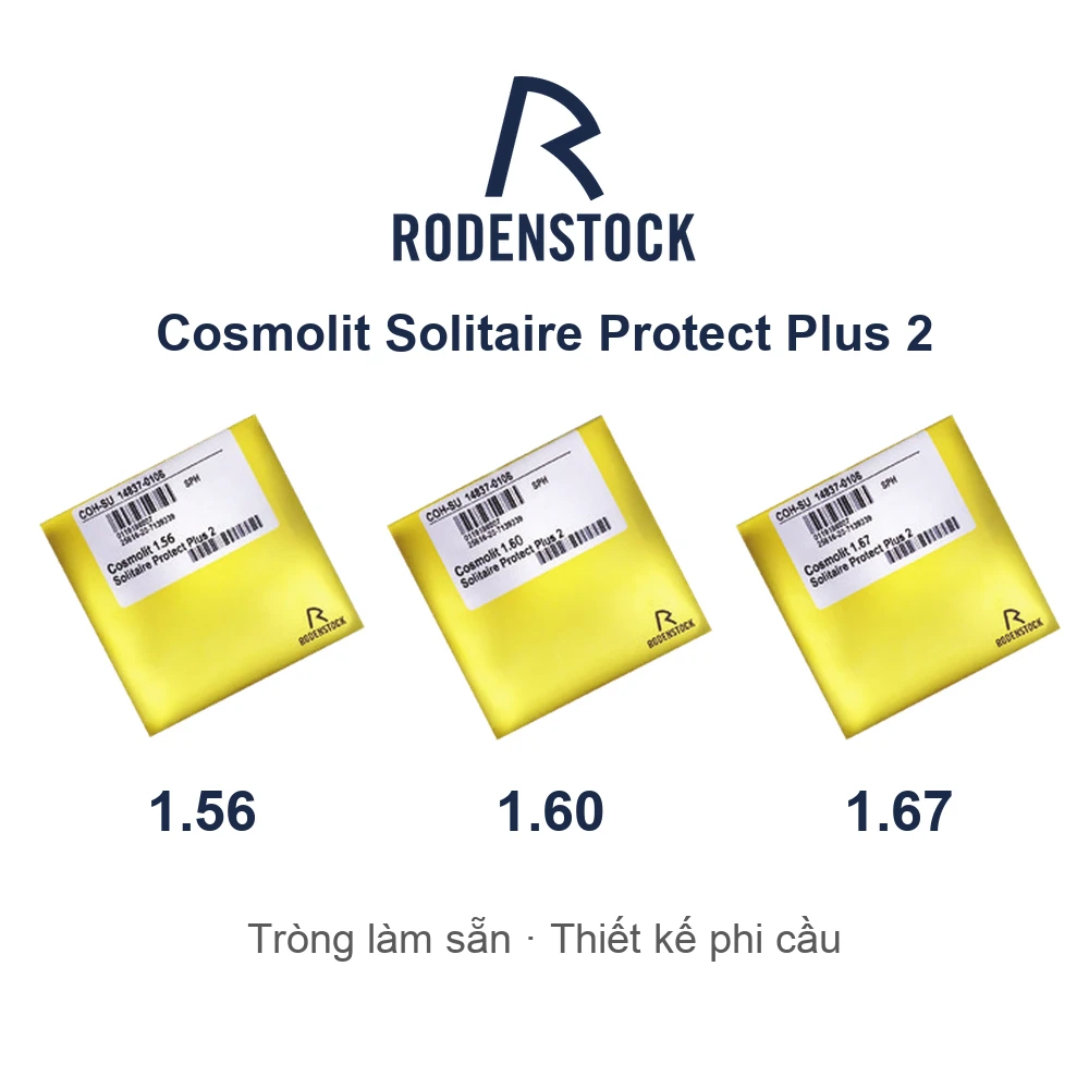 Tròng kính Rodenstock Cosmolit Solitaire Protect Plus 2